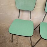 Chaises formica vert mint