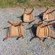 6 chaises bistrot, teinte claire
