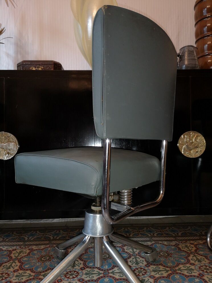 Bauhaus Nori Roneo skai retro vintage chair 1950s