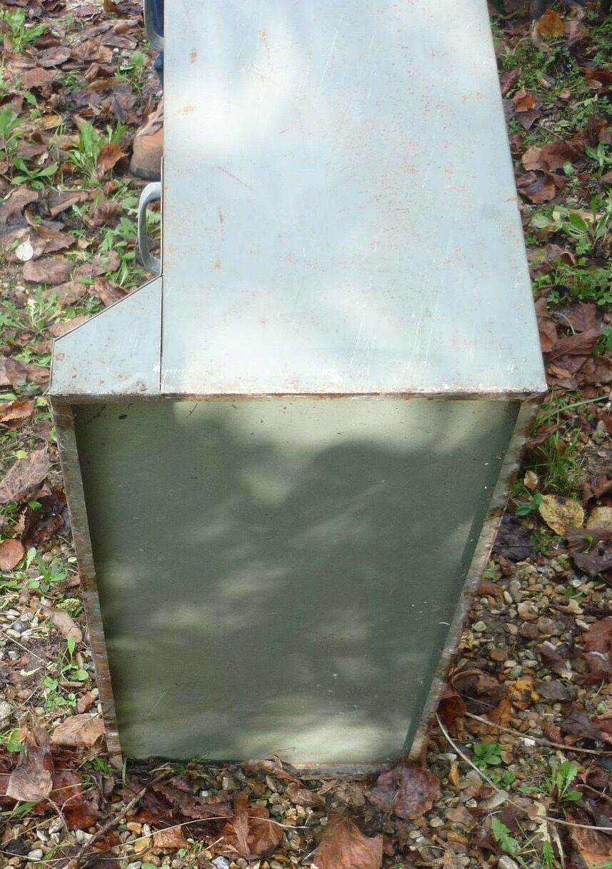 Workshop cabinet 4 swivel drawers in iron JEC 1960