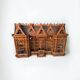 Important bird cage - aviary representing a house early 20th century l 158 cm