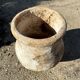 Ancient terracotta pottery jar