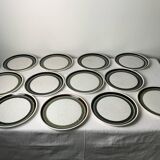 12 Vintage Dessert Plates