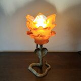 Bronze snake lamp