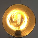 Industrial lamp with adjustable aluminum lampshade