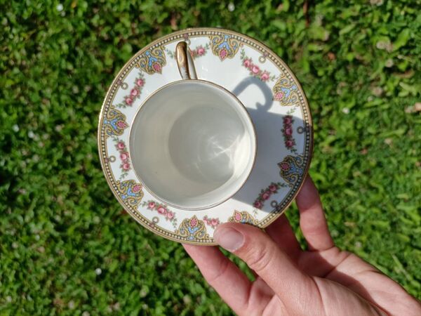 Service de The porcelaine de Limoges - Walbecque Dewitte Armentières