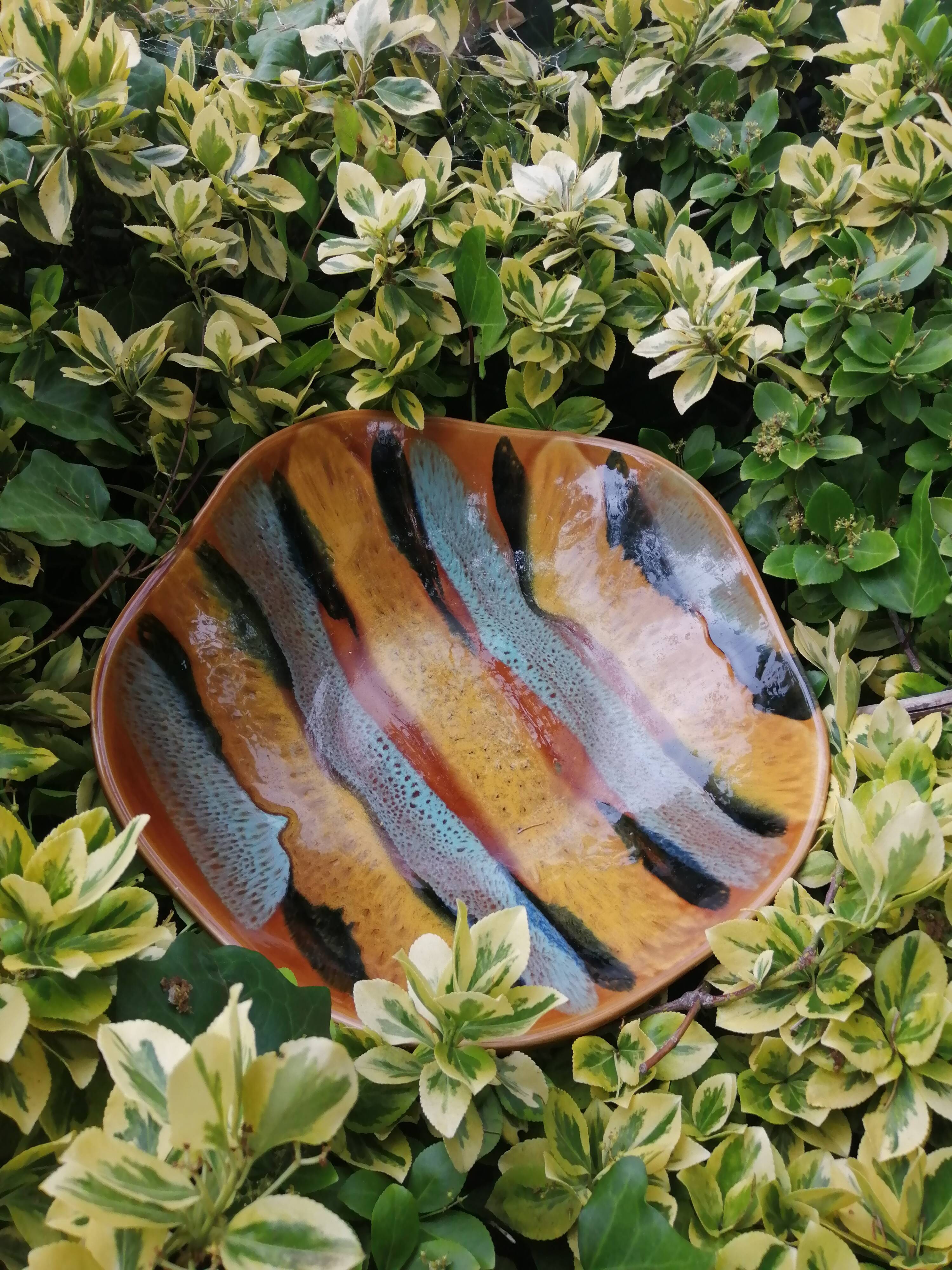 Plat Sarreguemines modèle Catane de Vercors