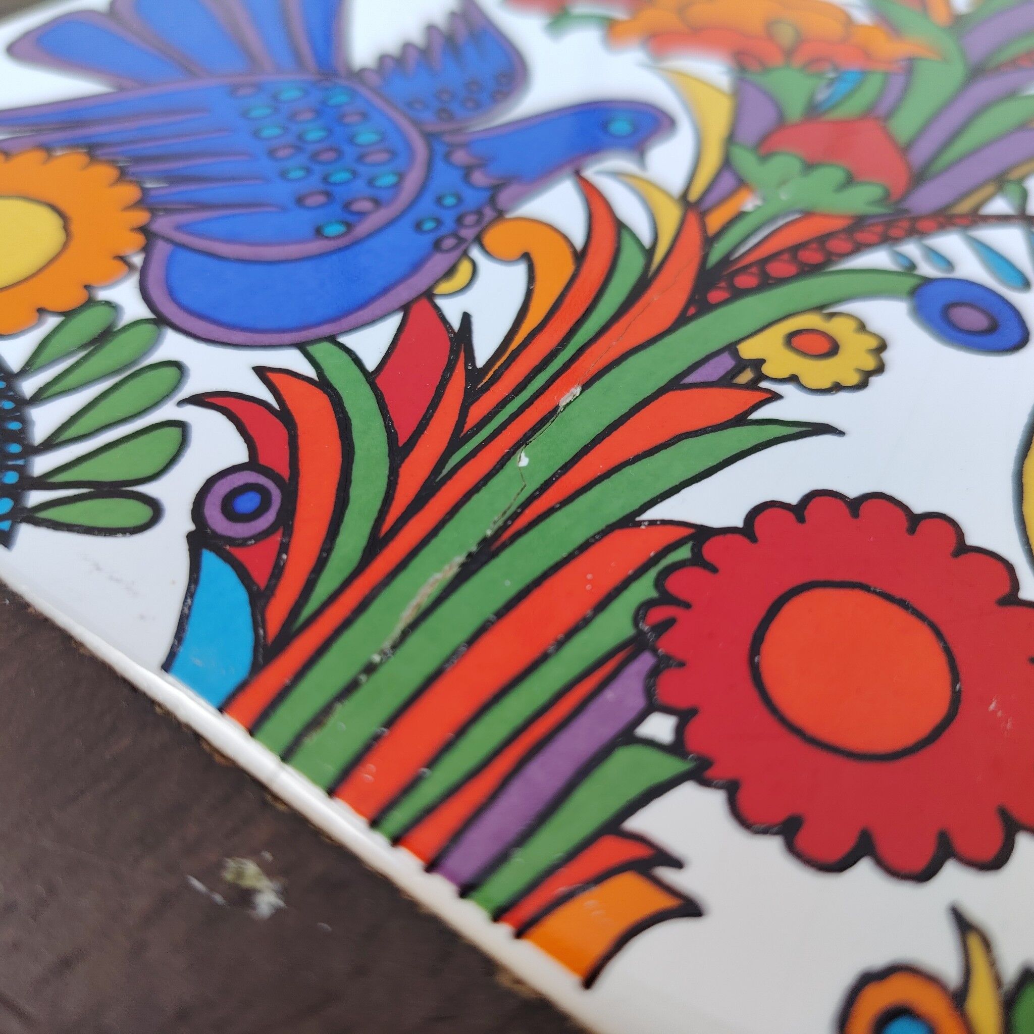 Villeroy & Boch porcelain trivet, Acapulco