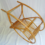 Rattan child rocking chair
