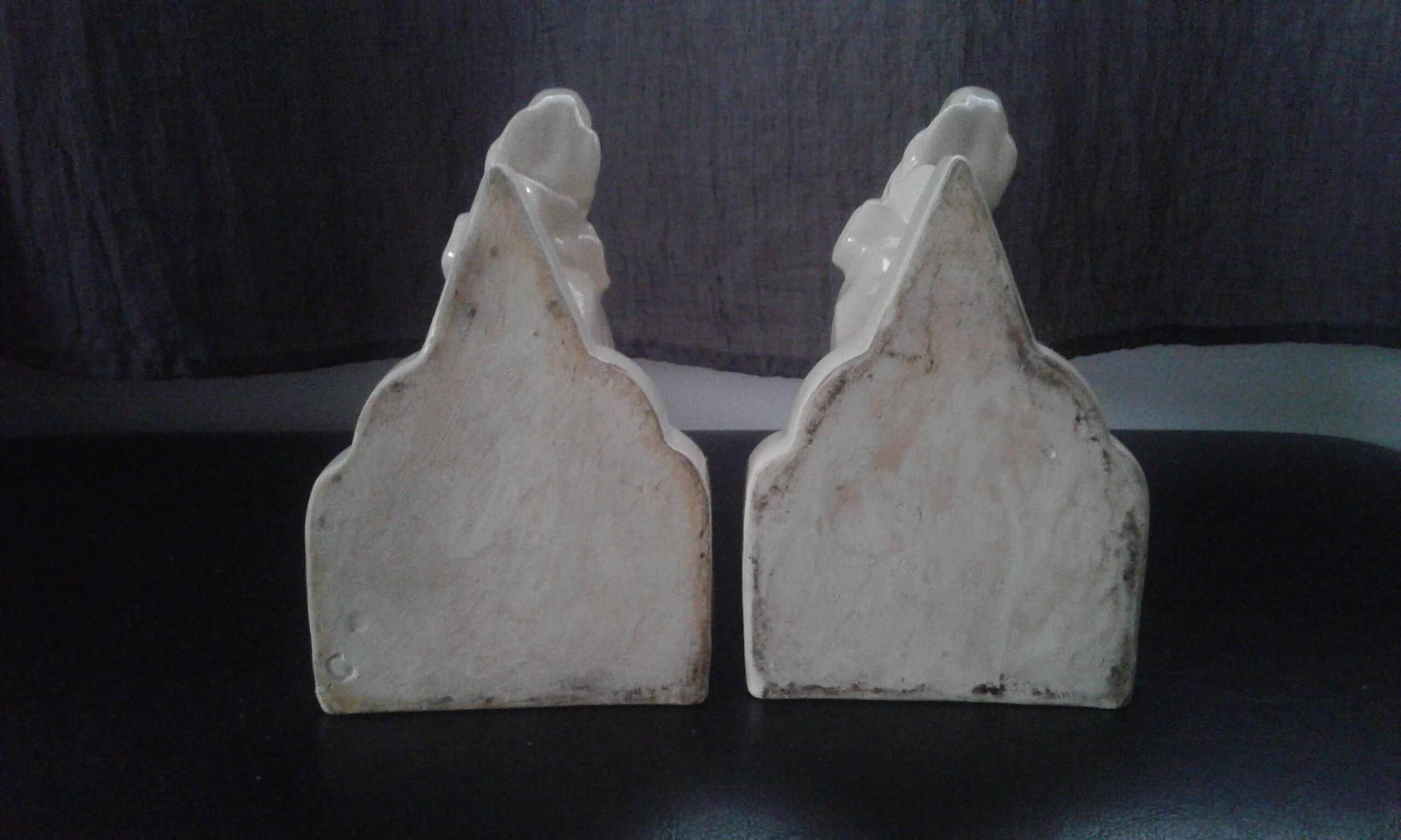 Pair elephants bookends