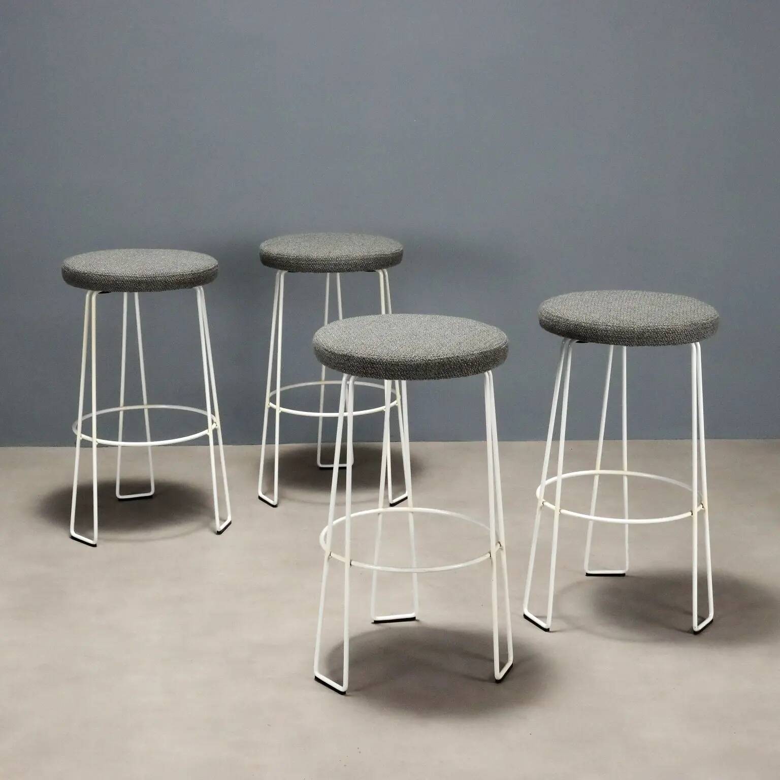 Vintage stools Studio DDA for Alberti Metal, Italy, 1980s