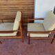 Scandinavian armchair Grete Jalk in teak, 50