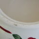 Sugar bowl in earthenware of Sarreguemines flower pattern