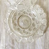 Cloche en verre et plat