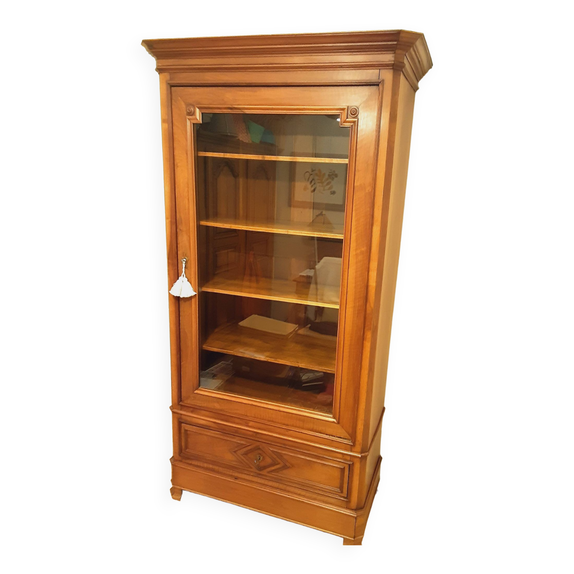 Armoire bibliothèque vitrine