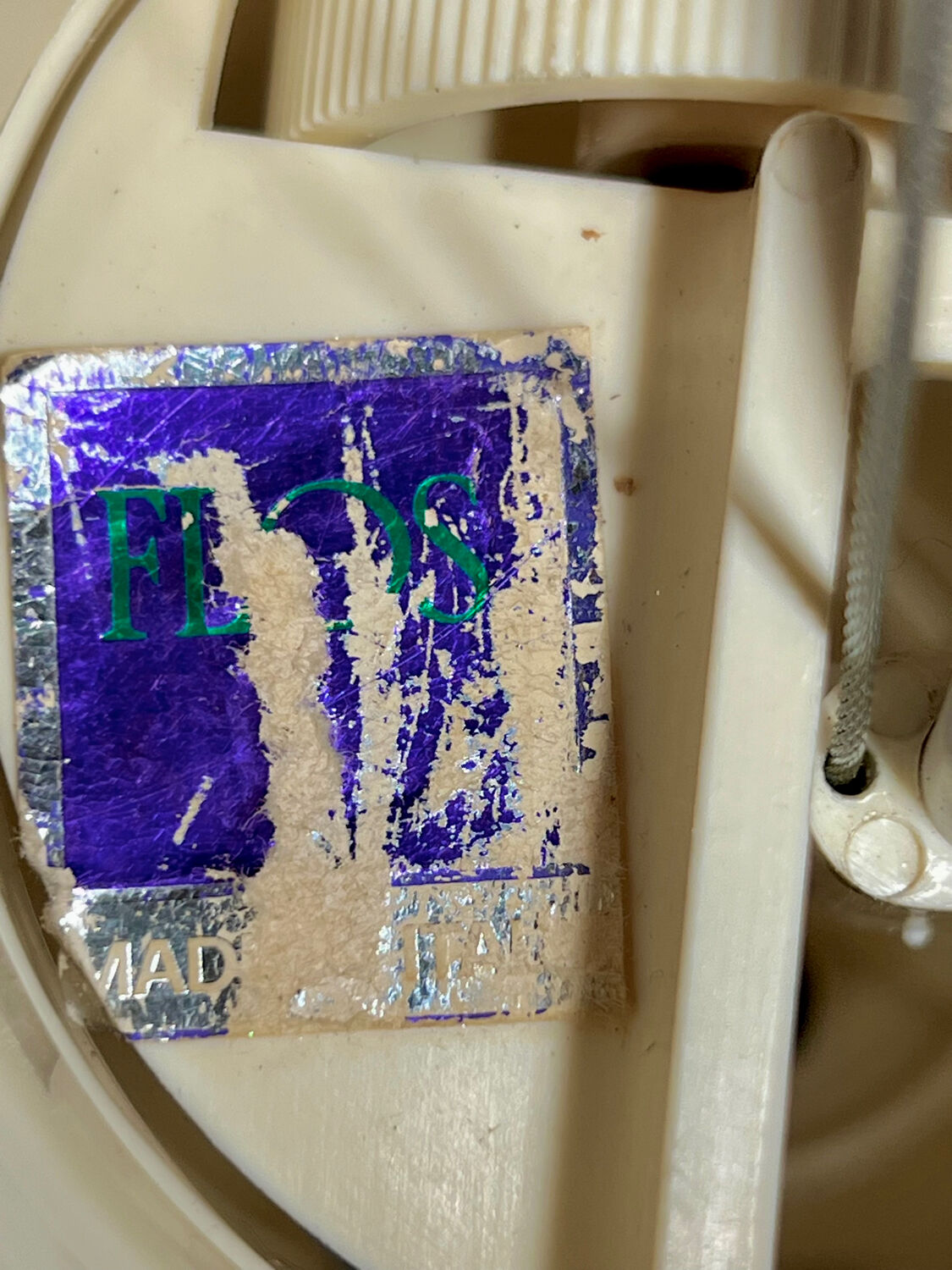 Suspension XXL "Black and white" by Pier Giacomo and Achille Castiglioni