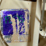 Suspension XXL "Black and white" by Pier Giacomo and Achille Castiglioni