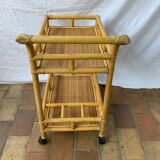 Rattan dessert or rolling table