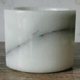 Ashtray and marble under glass