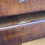 Bureau de pente Scriban en acajou époque fin XIXe Made in England
