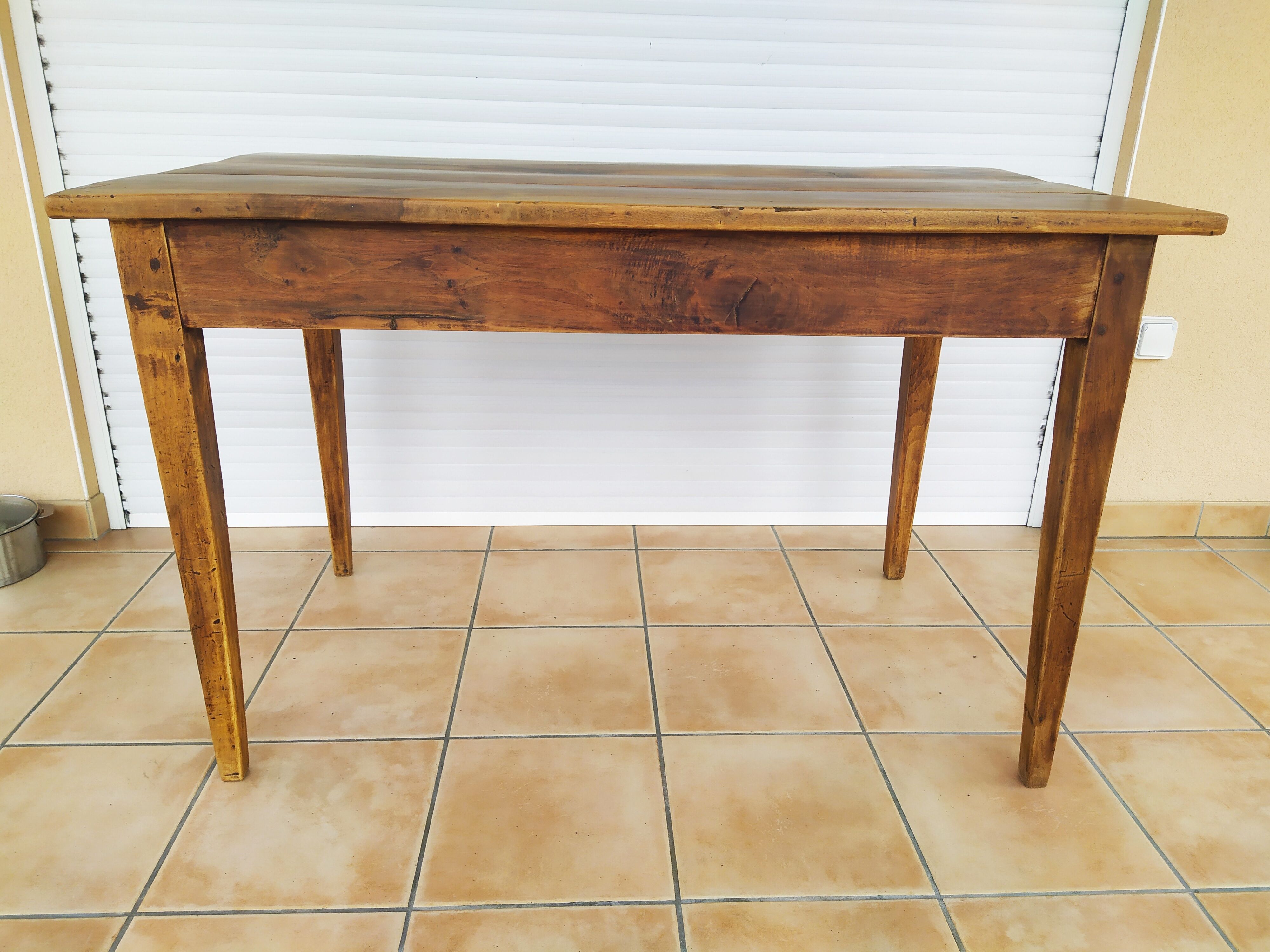 Walnut farmhouse table