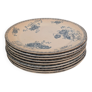 9 assiettes plates royat