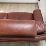 Canape 3 seater 100% leather brown