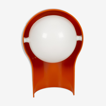 Lampe de table orange Telegone par Vico Magistretti pour Artemide