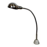 Vintage Chrome Italian Gooseneck Table Lamp, 1960s