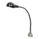 Lampe de Table Vintage à Col de Cygne, Italie, 1960s