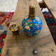Berger lamp in enamels by Longwy LY Sévigné