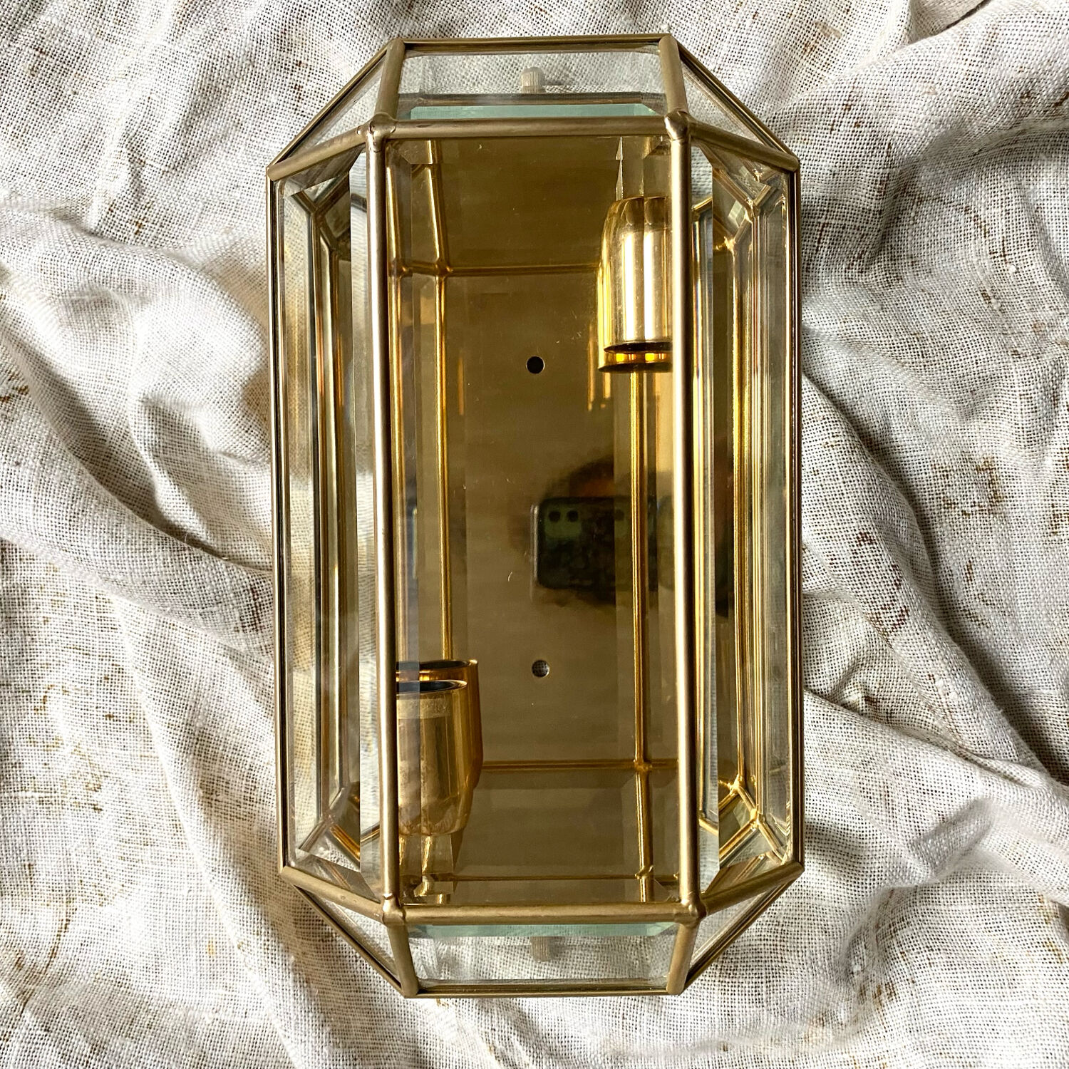 Large ceiling light, vintage wall sconce, 80s/90s.