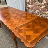 Spectacular French extending table Louis XV style vintage 1980 rococo Provence 260cm