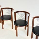 Set of Tranekær String chairs by Niels Jørgen Haugesen