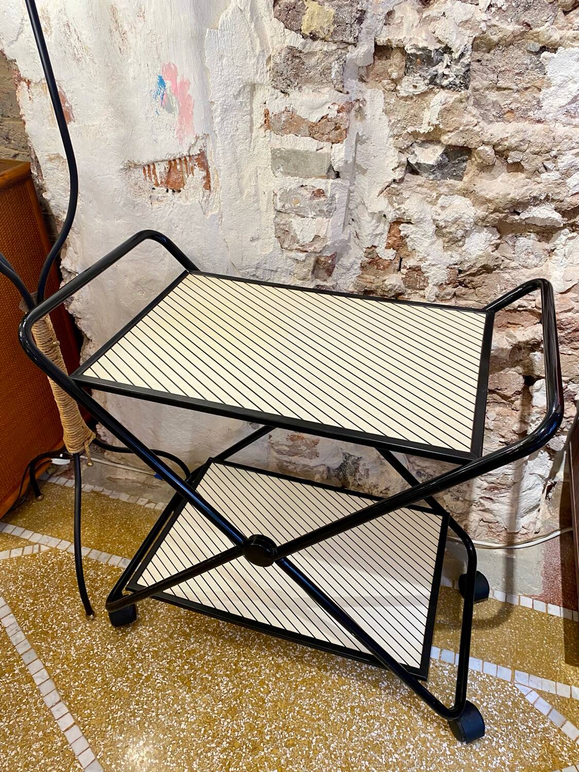 Vintage folding trolley – Mascagni Italy, 1960s