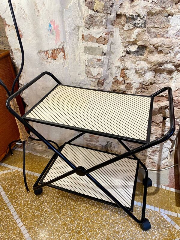 Desserte pliante vintage – Mascagni Italie, années 60