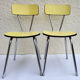 Set of 2 formica chairs