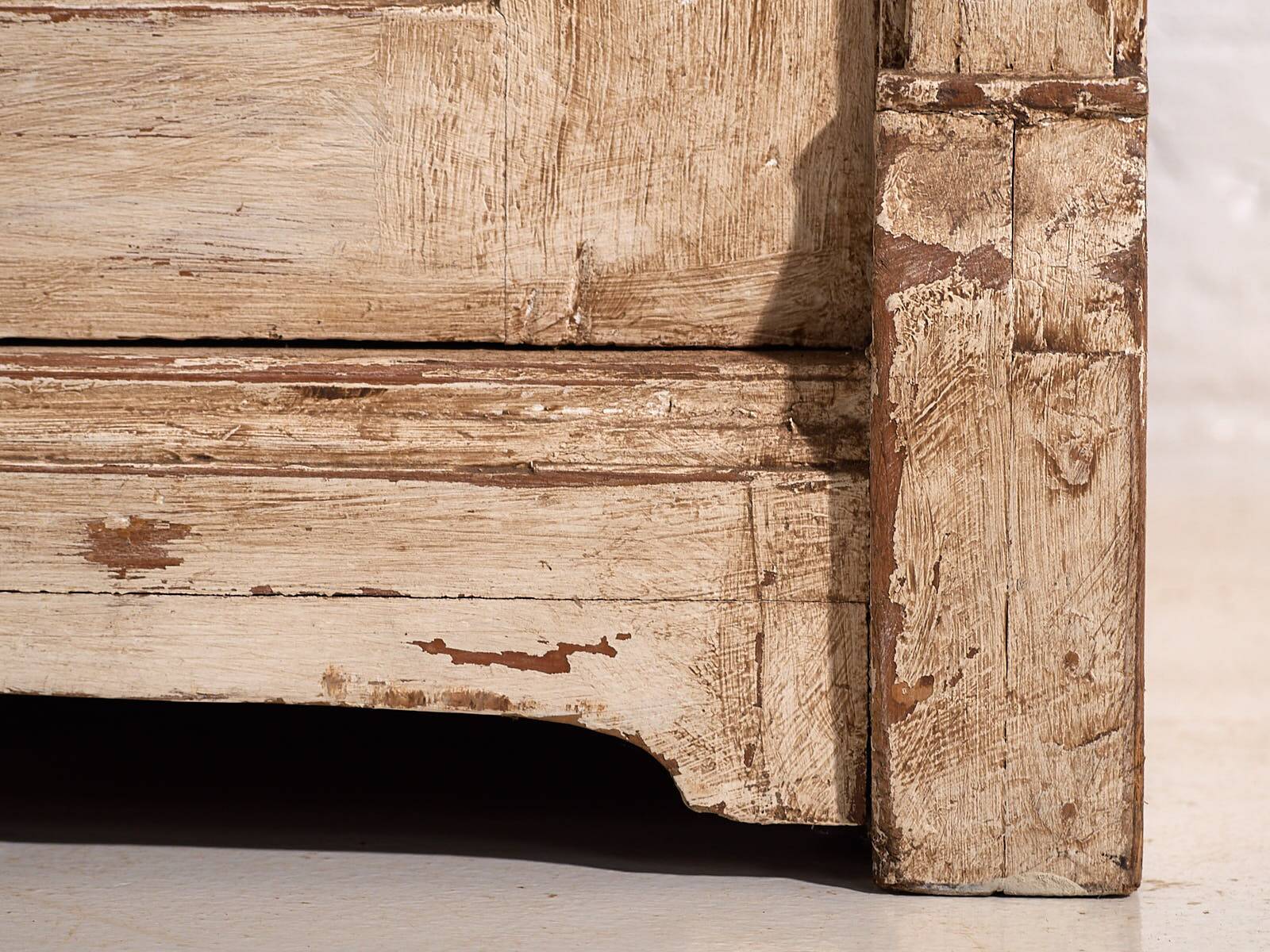 Antique white desk chest of drawers (circa 1920)