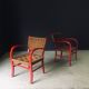 Mediterranean Armchairs, France, 1950s, Set of 2