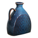 Blue harefur stoneware vase, Rörstrand, Carl Harry Stalhåne, Sweden, 1950´s