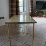 Rectangular pedestal table