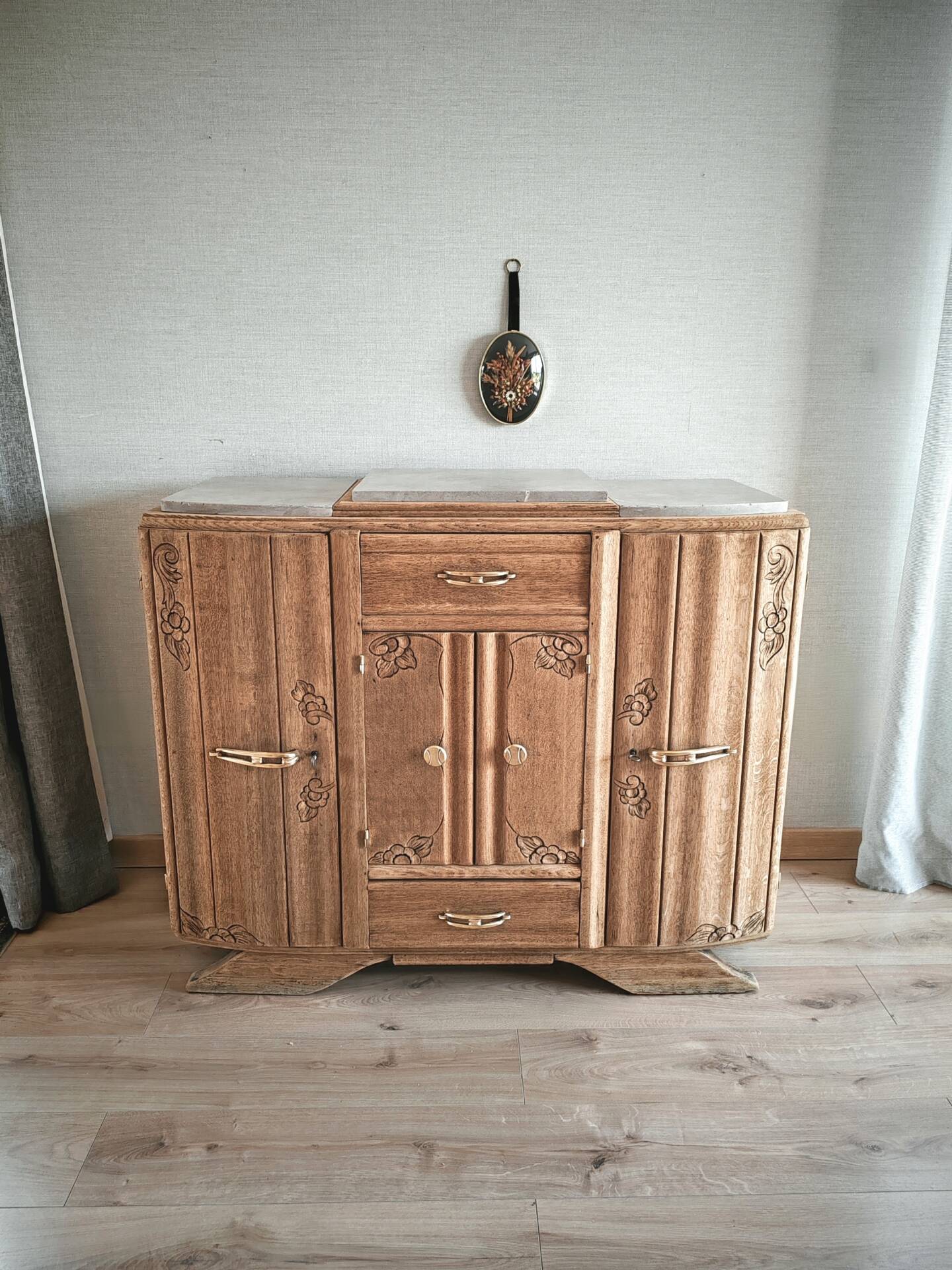 Buffet style art déco en chêne