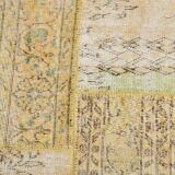 Yellow Mustard Large Vintage Rug, 204x306Cm