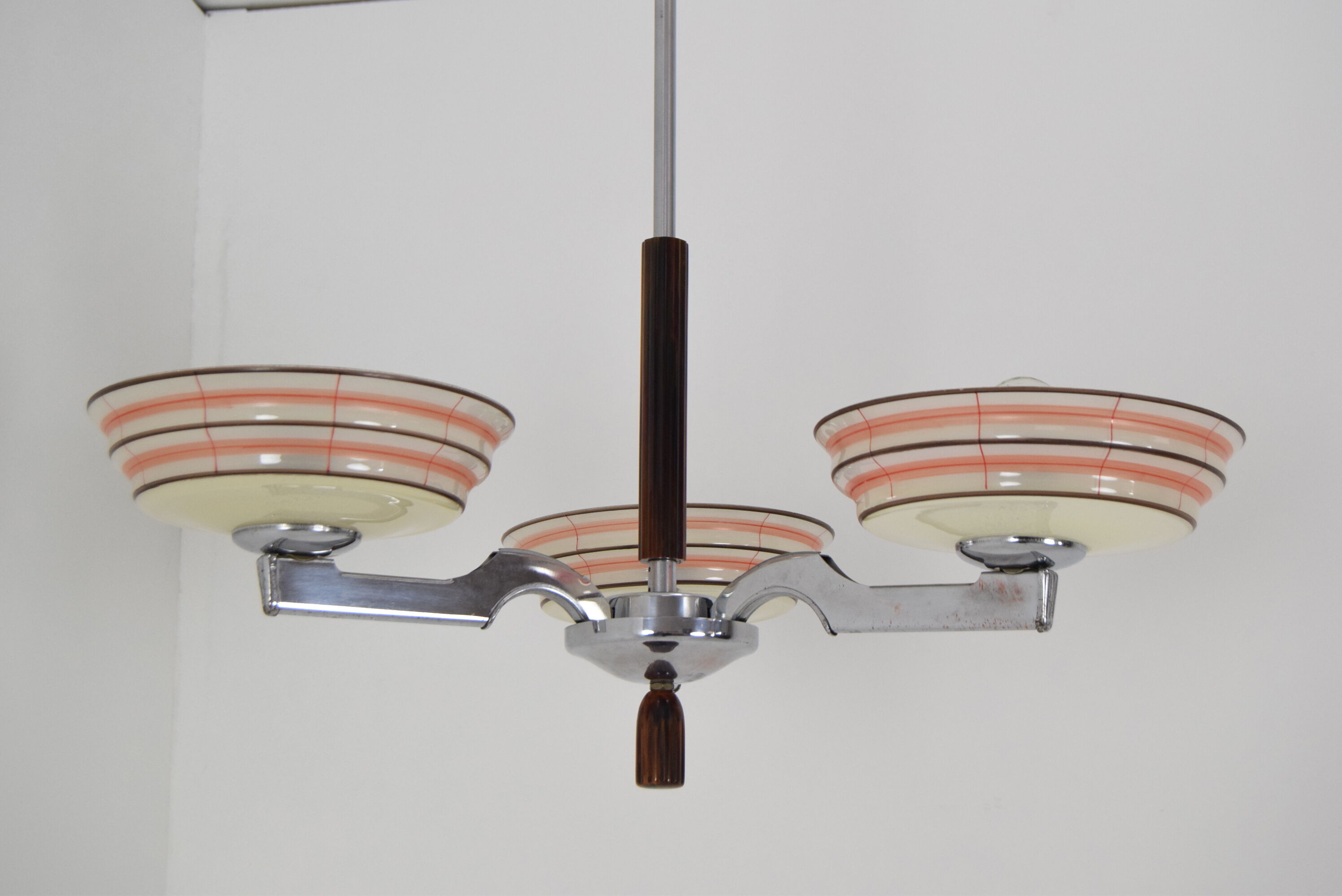 Mid-century Chandelier,Czechoslovakia,1950's.