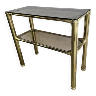 Vintage “gold” console table / side table / shelf