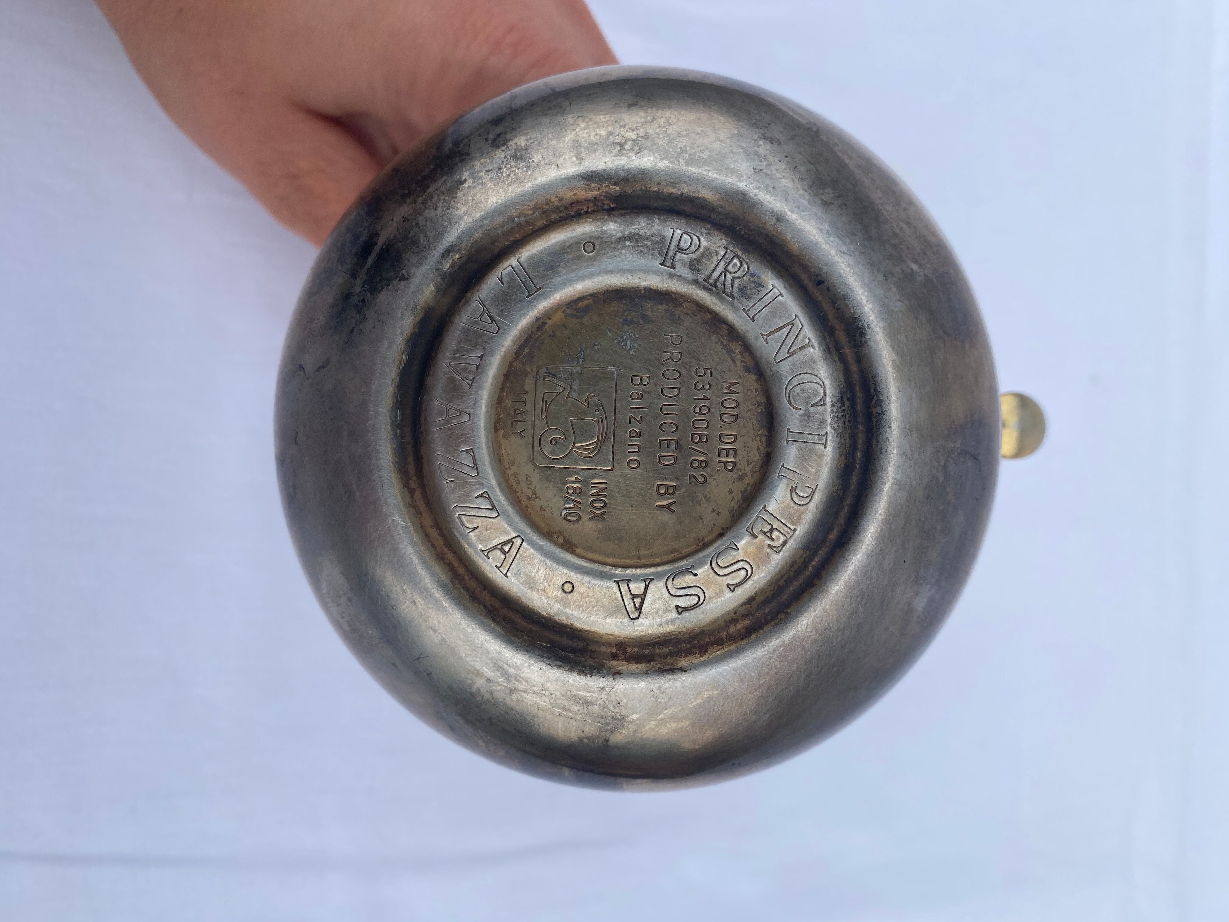 Italian stainless steel coffee maker