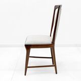 Set of 6 Osvaldo Borsani Mid-Century Modern Italian Bouclè Dining Chairs