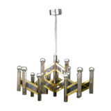 Lustre de chez Sciolari, italie années 1970