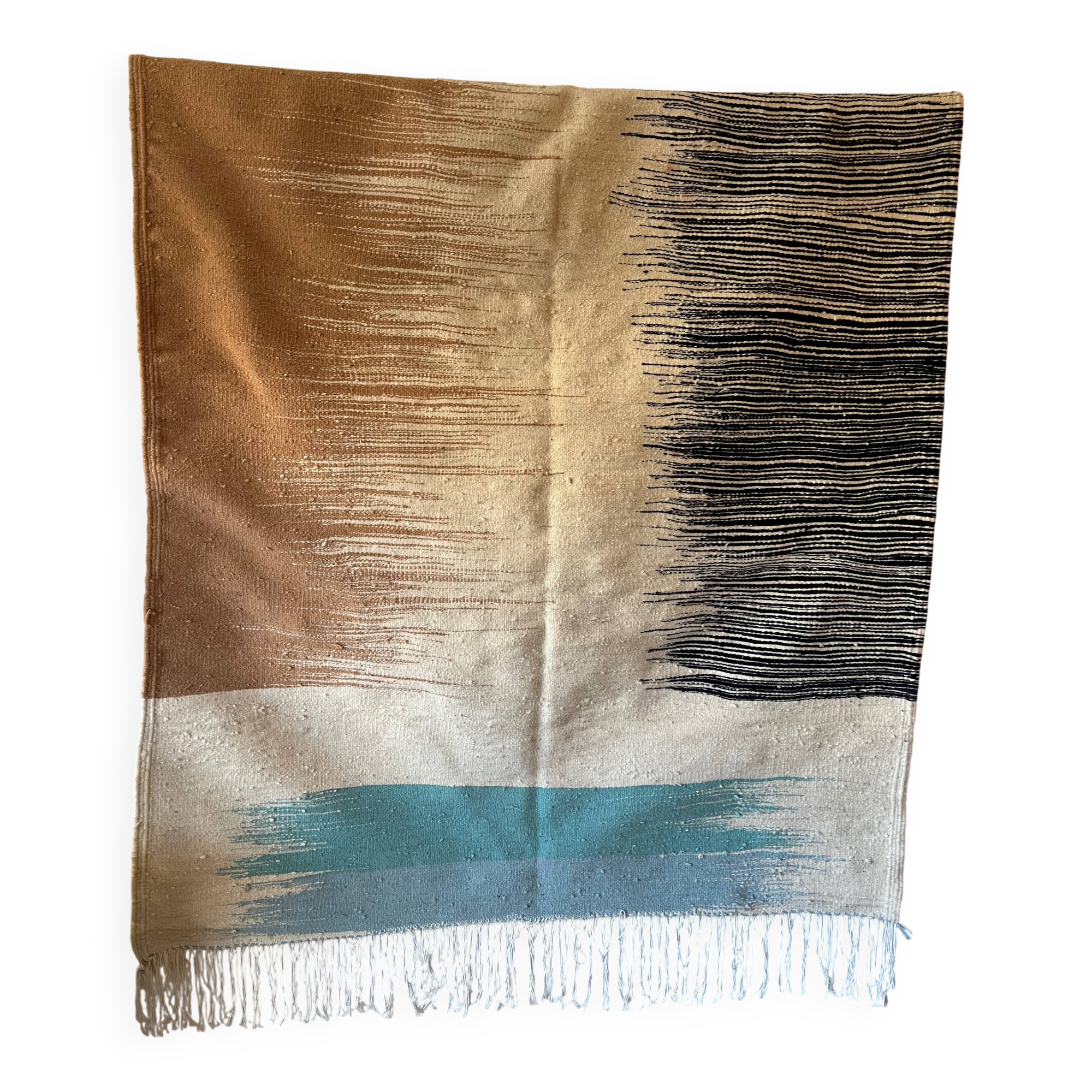 Moroccan kilim wool rug