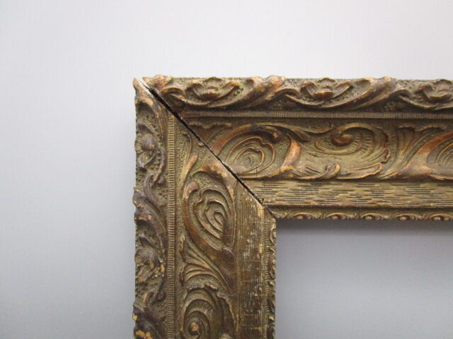 Old wooden and stucco frame